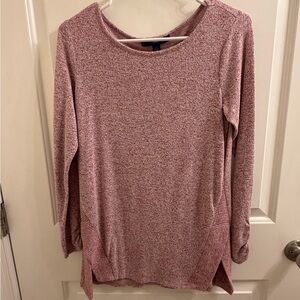 Apt. 9 Women's Marled Pink Sweatshirt